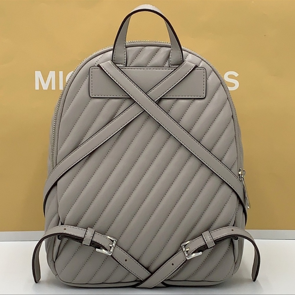 MICHAEL KORS ERIN MEDIUM BACKPACK PEARL GREY - Picture 4 of 16